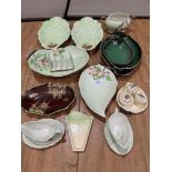 A collection of Carlton Ware ceramics