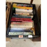 Three boxes of cookery books