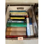 Three boxes of miscellaneous books