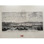 A 19th century engraving of the Pont Neuf and Pont Royal Paris by Rigaut. 9½' x 19' to plate marks