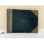 A 19th century book of engravings after J.M.W. Turner. 44 plates, many foxed
