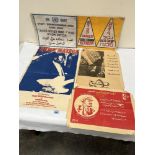 A collection of Israeli / Palestinian political ephemera, the lot to include a Muddy Waters