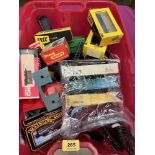 A box of sundry model railway