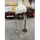 Three lamp standards