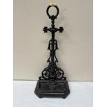 A Victorian cast iron stickstand. 28½' high