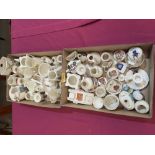 A collection of crested china, mostly W.H. Goss