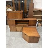 A collection of 1960s Avalon 'Modula' furniture