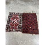 Two eastern prayer mats. Both 36' x 25½'