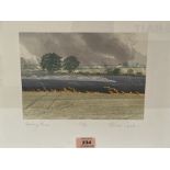 RICHARD WARDLE. BRITISH CONTEMPORY Evening Burn. Signed, inscribed and numbered 13/45. Screen