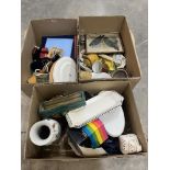 Three boxes of sundries