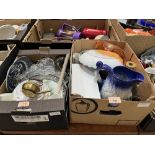 Four boxes of ceramics and sundries