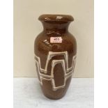 A 1970s West German vase. 15½' high