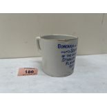 A mug, inscribed Borough of Leominster, Souvenier of The Opening of the Stanley Holland Playing