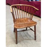 A 19th century Windsor elbow chair