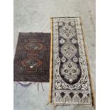 Two rugs, 64' x 24'; 36' x 24'