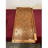 A bagatelle board