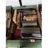 Two boxes of books