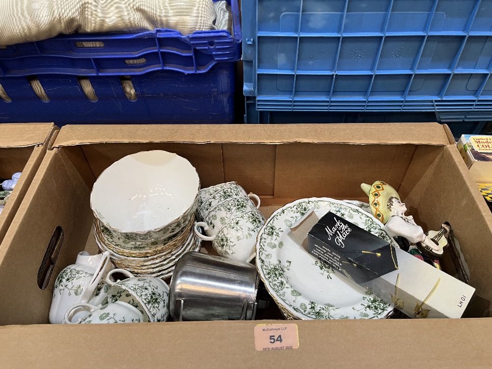 A box of teaware and a box of sundries - Image 2 of 2
