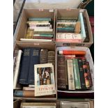 Four boxes of miscellaneous books