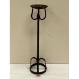 An antique iron pricket stick. 19½' high