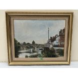 JOHN STANWAY. BRITISH 20TH CENTURY Bewdley Bridge Worcs. Signed, dated '80 and inscribed verso.