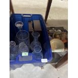 Three boxes of ceramics and glassware