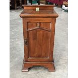 A Victorian mahogany pot cupboard