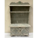 An early 20th century continental painted miniature dresser. 14¾'w x 24'h