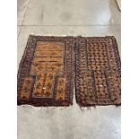 Two eastern rugs, 56' x 35'; 60' x 39'