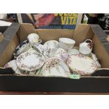 Three boxes of teaware
