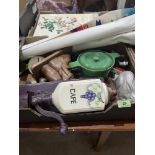 Two boxes of kitchenalia and sundries