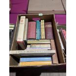 A box of books, including The Ashley Book of Knots; Bateman, A Book of Drawings etc.