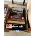 Four boxes of books