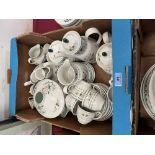 A Royal Doulton Provencal pattern tea/dinner service. 80 pieces approx.