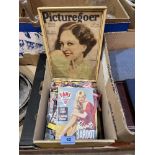 A collection of vintage film memorabilia