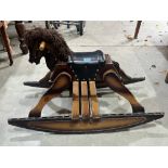 A small rocking horse