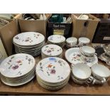 A Royal Worcester. Astley pattern dinner service comprising 56 pieces