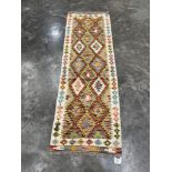 A Choli Kilim carpet runner. 1.96m x 0.63m