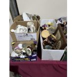 Five boxes of ceramics and sundries