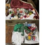 A quantity of vintage Christmas decorations