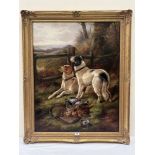 JOHN GIFFORD. BRITISH 1865-1898 A Sporting Bag. Signed. Oil on canvas 36½' x 28½'
