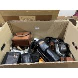 A box of cameras