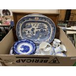 Miscellaneous ceramics, the lot to include an oak tray