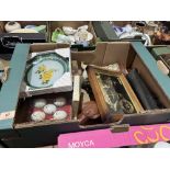 A box of sundries, wood etc.