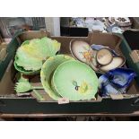 A box of Carlton Ware etc.