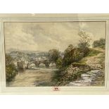 FREDERICK HENRY HENSHAW. BRITISH 1807-1891 Ludford, Ludlow, Shropshire. Signed, dated 1871 and