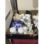 A quantity of teaware and other ceramics