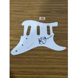 A Fender pick guard signed by Hank Marvin