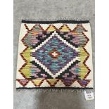 A Choli Kilim prayer rug. 0.47m x 0.50m