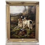 JOHN GIFFORD. BRITISH 1865-1898 A Sporting Bag. Signed. Oil on canvas 36½' x 28½'